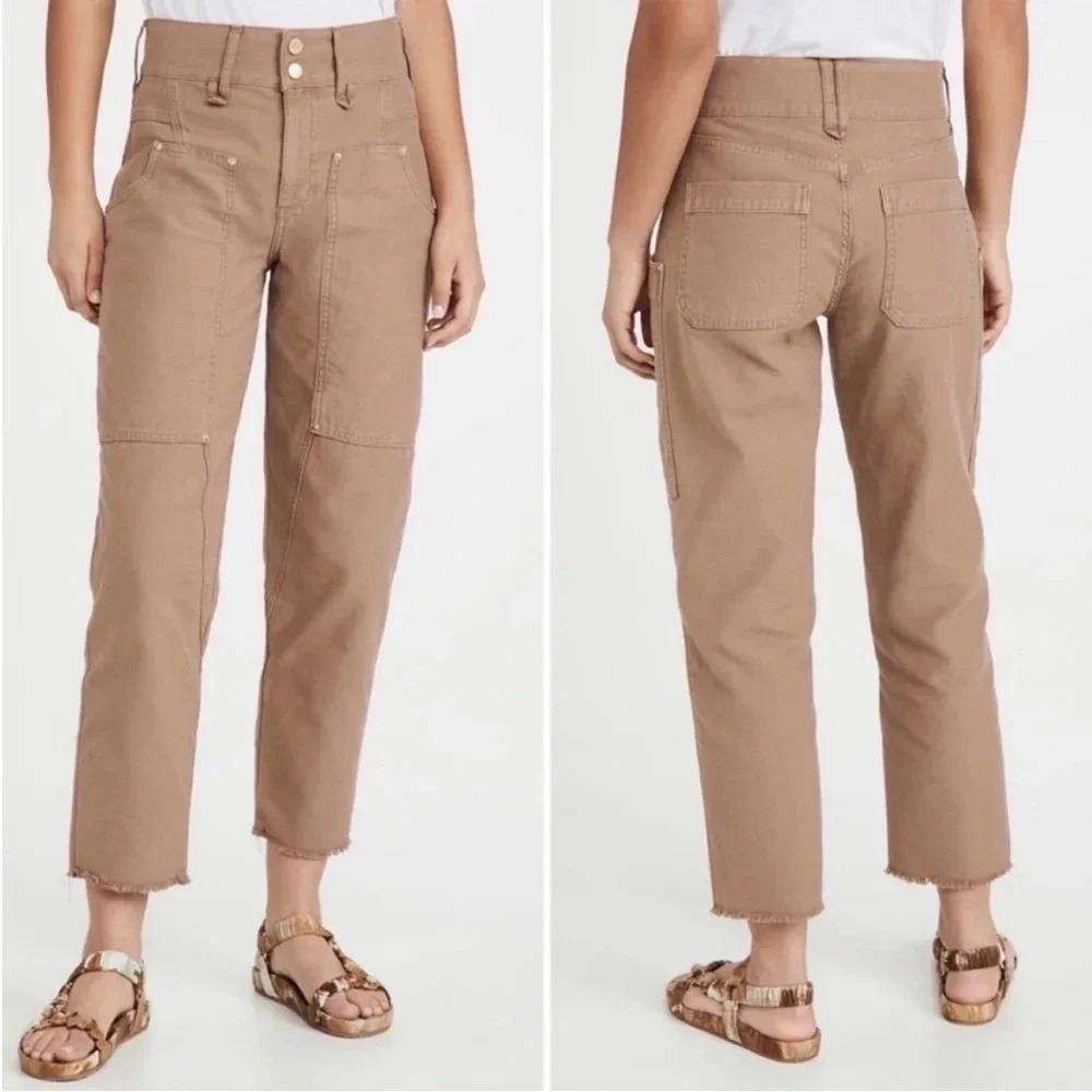 Frame tan khaki pants